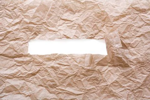 Brown paper torn Stock Photos