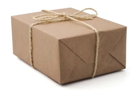 Brown parcel Stock Photos