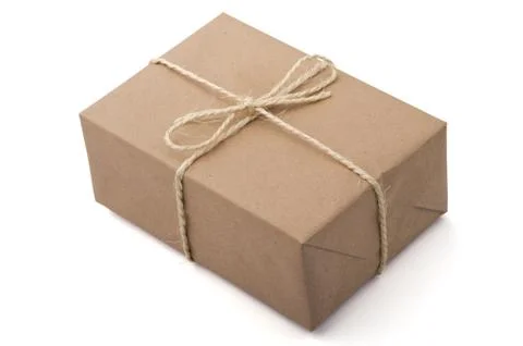 Brown parcel Stock Photos