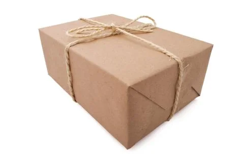 Brown parcel Stock Photos