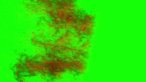 Brown particles falling on green screen background Stock-Footage 338175606
