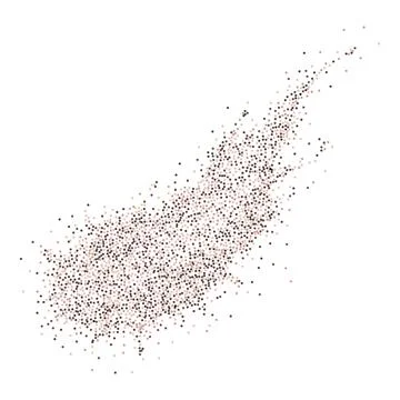 Brown particles flow 스톡 일러스트