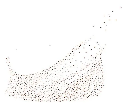 Brown particles flow Stock Illustration