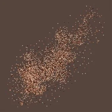 Brown particles flow 스톡 일러스트