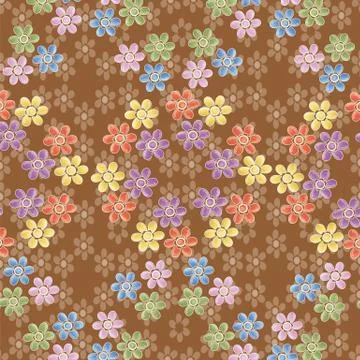 Brown pattern Stock Illustration