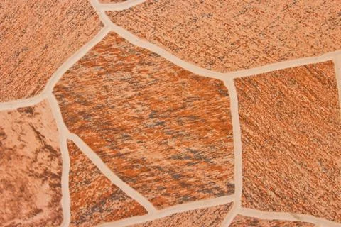 Brown patterned tiles.. with a beautiful patterns. Stock Photos