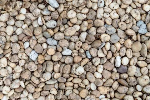 Brown pebble floor backgrounds Stock Photos
