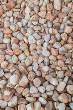Brown pebbles background Foto stock