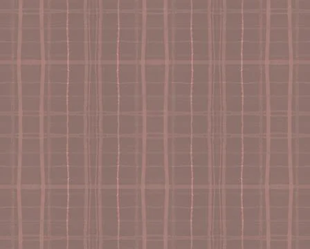 Brown Plaid Pattern. Tartan Texture. Seamless Stock Illustration