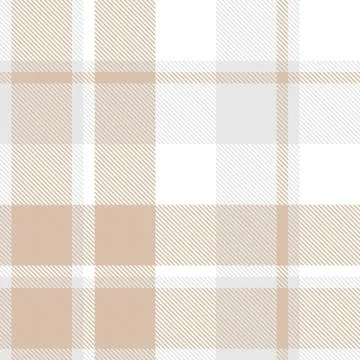 Brown Plaid Tartan Seamless Pattern Stock Illustration
