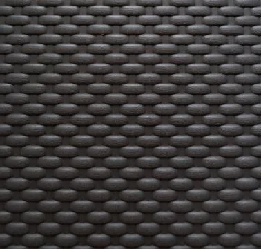 Brown plastic wicker background with place for text Stock Photos