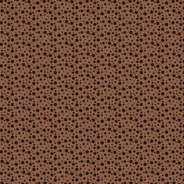 Brown Polka Dot Pattern Design Stock Illustration