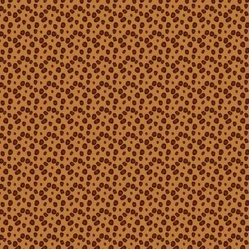 Brown Polka Dot Pattern Design Stock Illustration