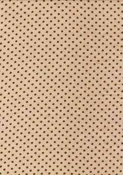 Brown polka dot vintage pattern on cloth texture 库存照片