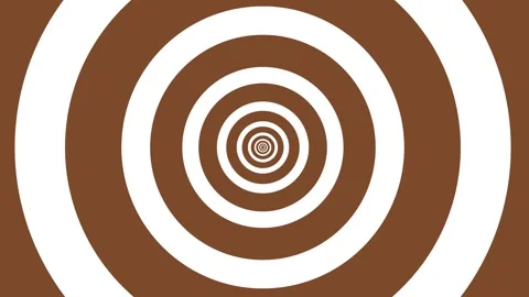 Brown pop art background flat spinning swirling twirl  video looping animation Video stock 297429264