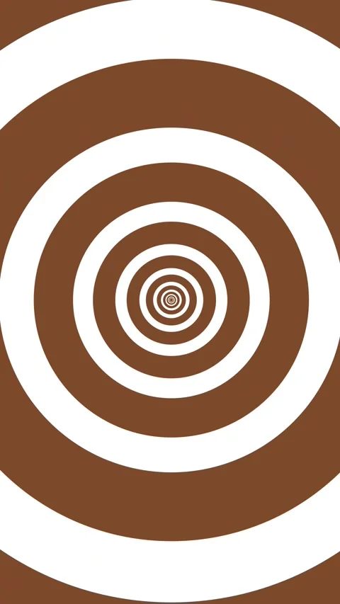 Brown Pop Art Background Vertical Flat Spinning Swirling Twirl Video Looping Stock Footage 313036079