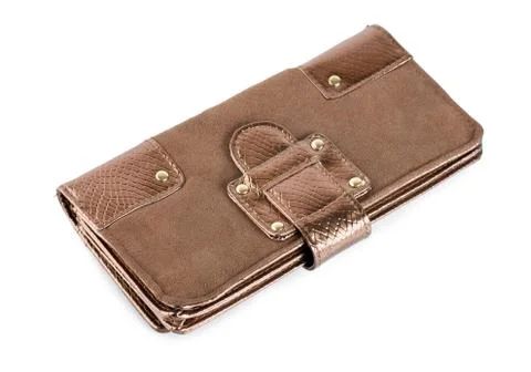 Brown purse Stock Photos