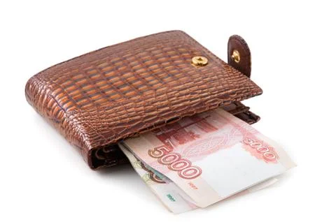 	The brown purse Stock Photos