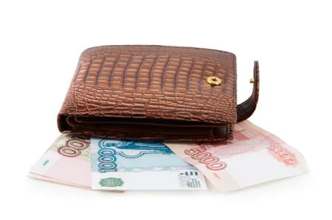 	The brown purse Foto stock