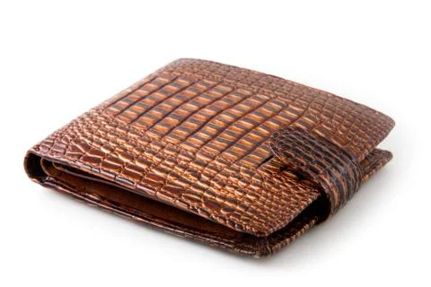	The brown purse Stock Photos