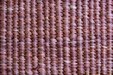 Brown raffia texture Stock Photos