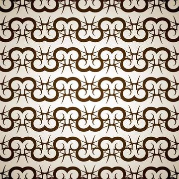 Brown ram abstract background with interlinking modern design that seamles... Stock Photos
