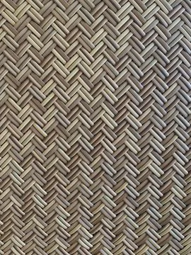 Brown rattan pattern Stock Photos
