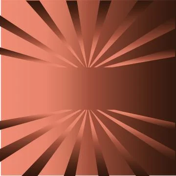 Brown rays background with place for your text Illustrazione stock