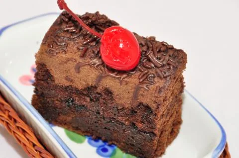 Brown rectangular bread with square shape rather thin Stock Photos