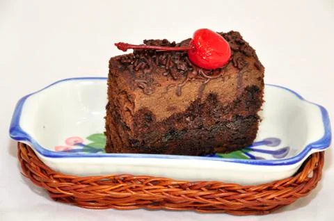 Brown rectangular bread with square shape rather thin Stock Photos