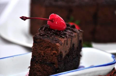 Brown rectangular bread with square shape rather thin Stock Photos