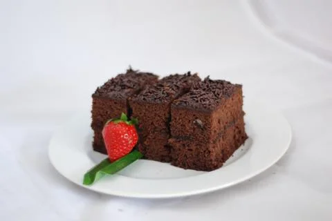 Brown rectangular bread with square shape rather thin Stock Photos