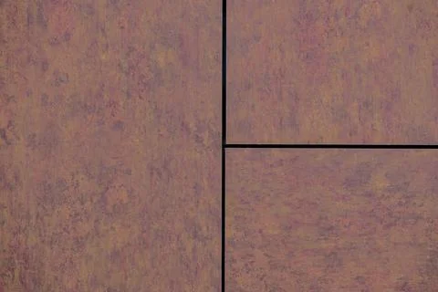 Brown, regularly, divided area, rectangles, marbled. Stock Photos