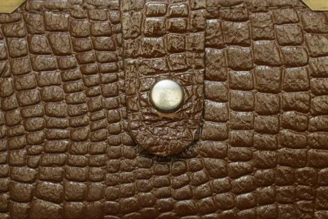 Brown retro  leather texture Stock Photos
