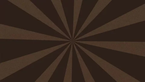 Brown retro pop art background, spiral sunburst pattern flat  loop animation for Stock Footage 297429573