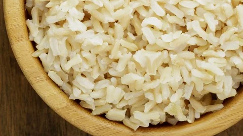 Brown rice Stock Footage 76298640