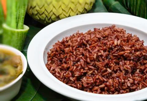 Brown rice Stock Photos