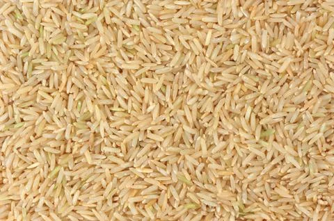 Brown rice Foto stock