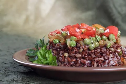 Brown rice Stock Photos