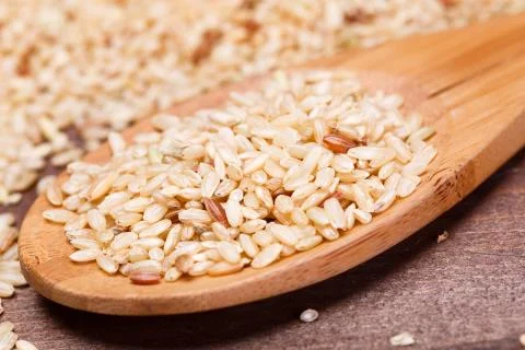 Brown rice Stock Photos