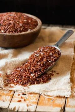 Brown rice Stock Photos