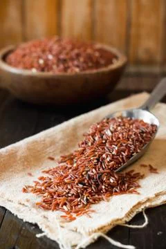 Brown rice Stock Photos