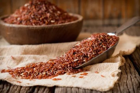 Brown rice Stock Photos