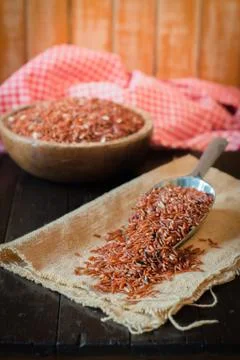Brown rice Stock Photos