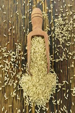 Brown rice Stock Photos