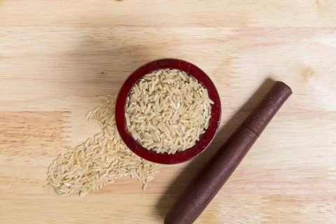 Brown Rice Stock Photos