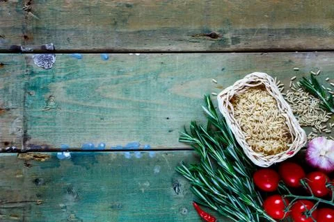 Brown rice Stock Photos