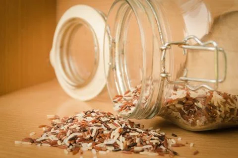 Brown rice Stock Photos