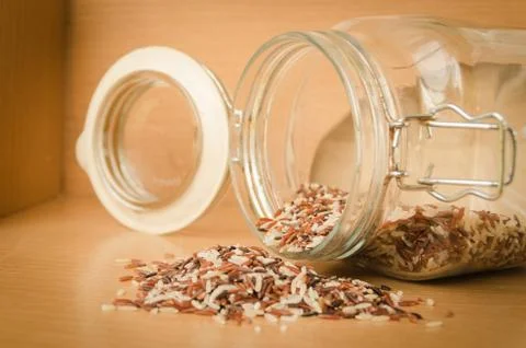 Brown rice Stock Photos