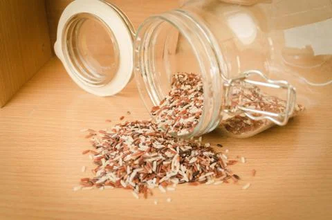 Brown rice Stock Photos